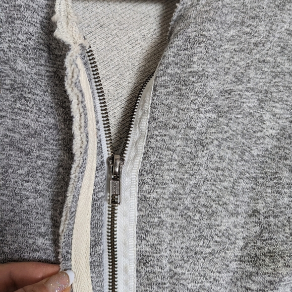 Anthropologie Dolan Gray Zip Knit Fitted Sweater Jacket - Picture 5 of 7